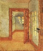 Anna Ancher House interior oil